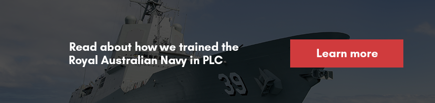 Read about how we trained the Royal Australian Navy in PLC